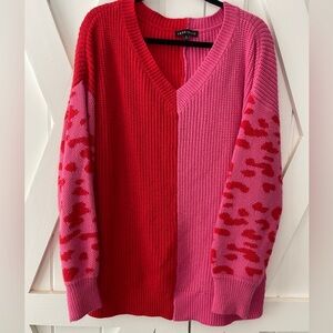 Love Ellie Colorblock V-Neck Cardigan